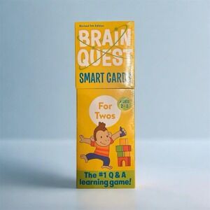 Brain Quest For Twos Smart Cards Revised 5th Edition Brand New Sealed Ages 2-3
